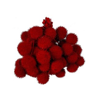 QC Small Ball on Stick | Colour: Red | Small Ball Pick | 10 picks per bunch | Per 5 bunches