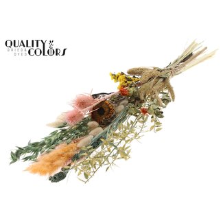 QC Flat Bouquet Dried Flowers “Floral” | Colour: Natural Mixed Colours | Size: Medium | Length ± 60 centimetres | Per 5 bouquets
