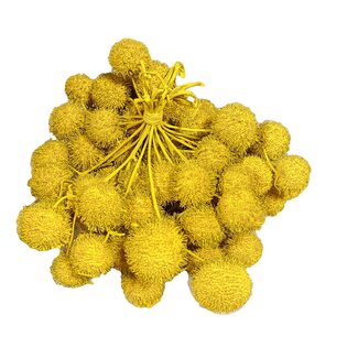 QC Small Ball on Stick | Colour: Yellow | Small Ball Pick | 10 picks per bunch | Per 5 bunches