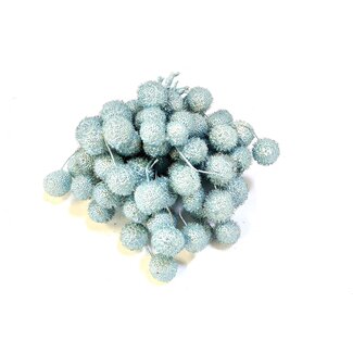QC Small Ball on Stick | Colour: Pearl Blue | Small Ball Stick | 10 sticks per bunch | Per 5 bunches