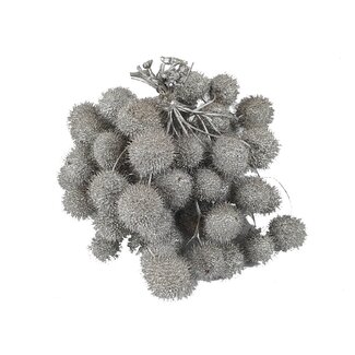 QC Small Ball on Stick | Colour: Silver | Small Ball Pick | 10 picks per bunch | Per 5 bunches
