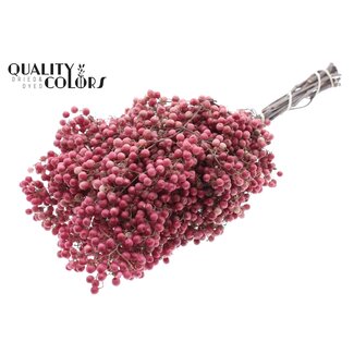 QC Gedroogde Peperbessen Bijstekers | Kleur: Naturelle | Schinus Droogdecoratie | Gewicht ± 170 gram | Per 5 bossen