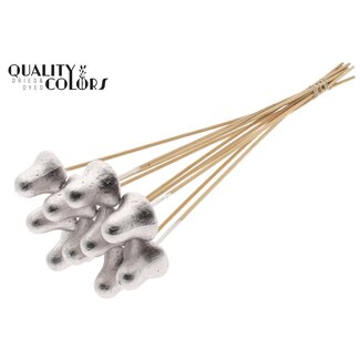 QC Styrofoam Kerstklok op stok | Kleur: Champagnekleurig | Styro Clock Bijsteker | Lengte ± 50 centimeter | Per 50 bijstekers