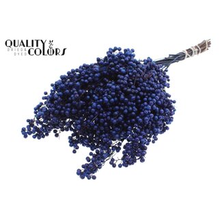 QC Dried Pepper Berries Sticks | Colour: Dark Blue | Schinus Dried Decoration | Weight ± 170 grams | Per 5 bunches