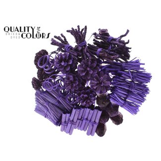 QC Boeket Mix op stok | Kleur: Paars | Lengte bijsteker ± 50 centimeter | 40 bijstekers per bos | Per bos