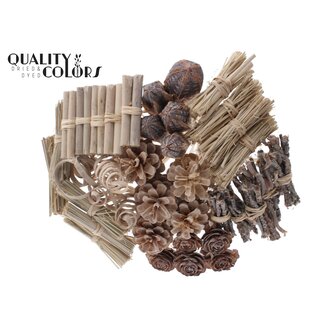 QC Boeket Mix op stok | Kleur: Frosted Wit | Lengte bijsteker ± 50 centimeter | 40 bijstekers per bos | Per bos