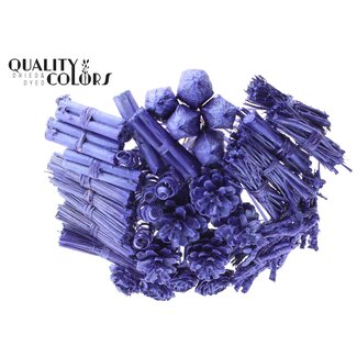 QC Boeket Mix op stok | Kleur: Metallic Paars | Lengte bijsteker ± 50 centimeter | 40 bijstekers per bos | Per 10 bossen