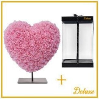 4A Valentijn Foam hart 25cm+standaard