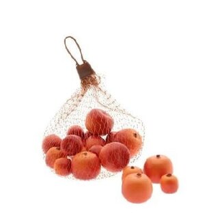 4A Decorative Apples Assortment | Colour: Orange | Per net