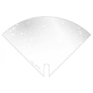 4A Covers “Moon Celestine” | Colour: Natural White | Length 35 centimetres | Width 35 centimetres | Per 50 covers