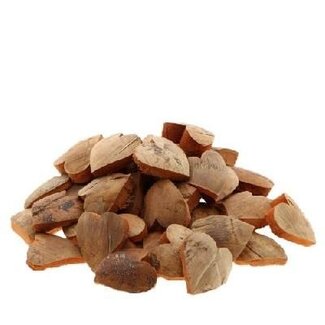 4A Decorative Heart Coco | Colour: Brown | Diameter 7 centimetres | Per 50 hearts