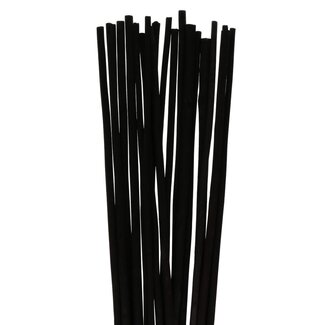 4A Bamboestok Droogdeco | Kleur: Zwart | Lengte ± 100 centimeter | Per 20 stokken