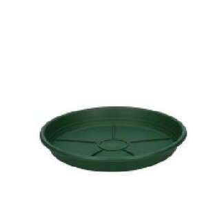 4A Plastic Water Saucer | Colour: Dark Green | Diameter 16 centimetres | Per 10 water saucers