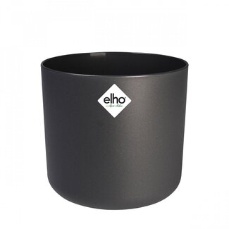 4A Plastic Flower Pot "Soft" | Colour: Grey | Diameter 22 centimetres | Height 20 centimetres | Set of 5 flower pots