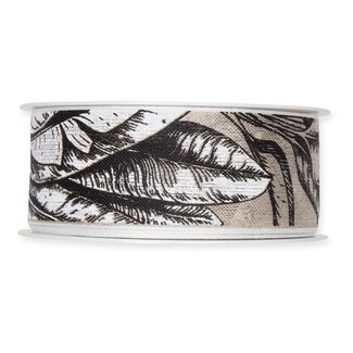 4A Leaves Lint met Bladeren | Kleur: Lichtbruin | Breedte 40 millimeter | Lengte 15 meter | Per rol