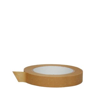 4A Masking tape | Colour: Brown | Width 19 millimetres | Length 50 metres | Per 6 rolls