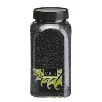 4A Garnering Granulat | Farbe: Schwarz | Durchmesser 2 - 4 Millimeter | Inhalt 1 Kilo | Pro Topf