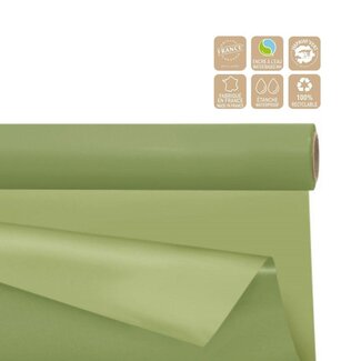 4A Double-Sided Matte Foil on Roll | Colour: Green | Width 80 centimetres | Length 40 metres | Per roll