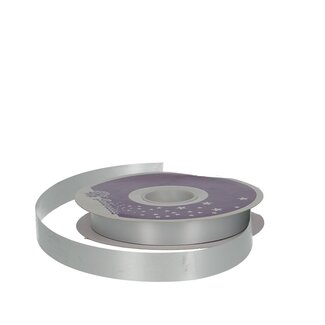 4A Polyseta Ribbon | Colour: Silver | Width 19 millimetres | Length 91 metres | Per roll