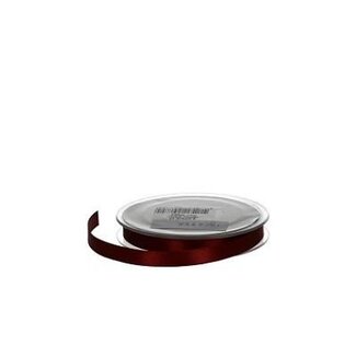 4A Satin Ribbon | Colour: Burgundy | Width 10 millimetres | Length 25 metres | Per roll