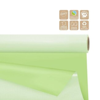 4A Zweiseitige Matte Folie auf Rolle | Farbe: Hellgrün | Breite 80 Zentimeter | Länge 40 Meter | Pro Rolle