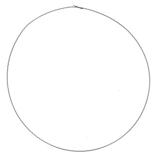 4A Metal Ring | Colour: Silver-coloured | Diameter 35 centimetres | Per 50 rings