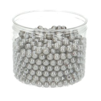 4A Decoration Pearls | Colour: Silver | Diameter 10 millimetres | Contents 600 pearls | Per jar