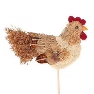 4A Chicken Stick | Colour: Light Brown | Chicken length 15 centimetres | Stick length ± 25 centimetres | Per stick