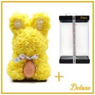 4A Foam Easter Bunny with stand | Colour: Yellow | Height 40 centimetres | Per Easter bunny