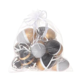 4A Egg Hanger Decoration | Colour: Mixed Colours | Length 6 centimetres | Per 12 hangers