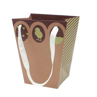 4A Bag "Choco" | Colour: Green | Length 17 centimetres | Width 11 centimetres | Height 20 centimetres | Per 10 bags