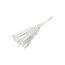 Plumets de pampas Fluffy blanchis | Longueur ± 60 centimètres | Par 20 branches