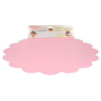 4A Textiel Blumella non woven | Kleur: Roze | Diameter 54 centimeter | Per 25 vellen