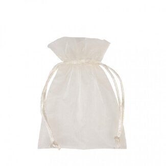 4A Bruiloft Tas Organza d09*12cm