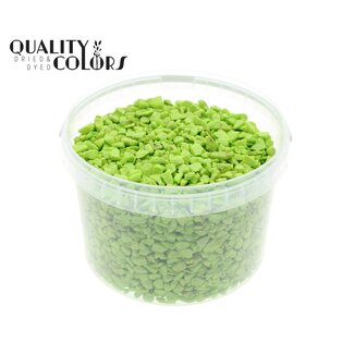 QC Stones in Reusable Bucket | Colour: Light Green | Diameter 9 - 13 millimetres | Capacity 3 litres | Per bucket