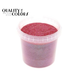 QC Glitter in Reusable Bucket “Iridescent Red” | Colour: Red | Content 400 grams | Per bucket