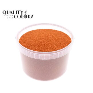 QC Sable Décoratif dans Seau Réutilisable | Couleur : Terracotta | Diamètre 0,1 - 0,5 millimètre | Contenu 3 litres | Par seau