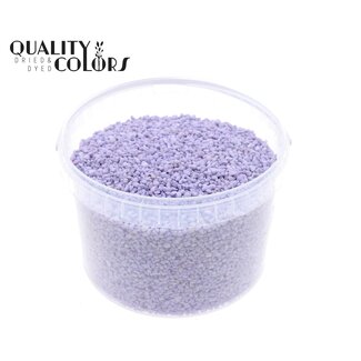 QC Fine Pebbles in Reusable Bucket | Colour: Milka Purple | Diameter 4 - 6 millimetres | Content 3 litres | Per bucket