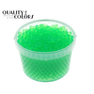 QC Hydrogel Pearls in Reusable Bucket | Colour: Light Green | Diameter 2.5 - 3 millimetres | Contents 3 litres | Per bucket