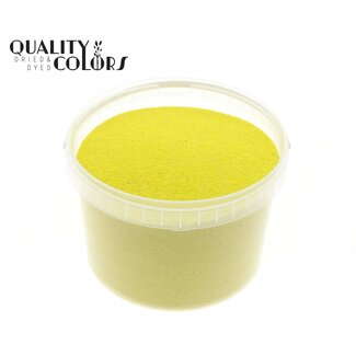 QC Decorative Sand in Reusable Bucket | Colour: Yellow | Diameter 0.1 - 0.5 millimetres | Contents 3 litres | Per bucket