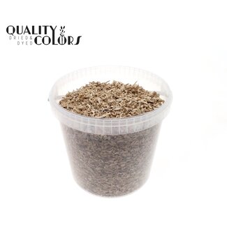 QC Copeaux de bois dans un seau réutilisable | Couleur : Blanc givré | Diamètre 5 - 8 millimètres | Contenu 10 litres | Par seau