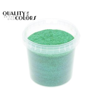 QC Glitter in Herbruikbaar Emmertje “Irridescent Green” | Kleur: Groen | Inhoud 400 gram | Per emmertje