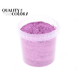 QC Paillettes dans un seau réutilisable "Rose Lavande" | Couleur : Rose | Contenu 400 grammes | Par seau