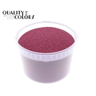 QC Decoratief Zand in Herbruikbare Emmer | Kleur: Kerskleurig | Diameter 0.1 - 0.5 millimeter | Inhoud 3 liter | Per emmer