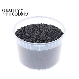 QC Fine Pebbles in Reusable Bucket | Colour: Black | Diameter 4 - 6 millimetres | Capacity 3 litres | Per bucket