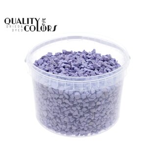 QC Cailloux dans un seau réutilisable | Couleur : Lilas | Diamètre 9 - 13 millimètres | Contenu 3 litres | Par seau