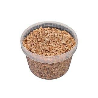 QC Wood Chips in Reusable Bucket | Colour: Antique Gold | Diameter 5 - 8 millimetres | Capacity 10 litres | Per bucket