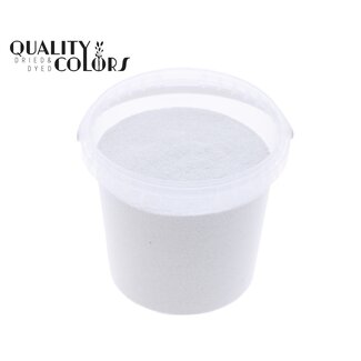 QC Glitter in Herbruikbaar Emmertje | Kleur: Wit | Inhoud 400 gram | Per emmertje