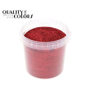 QC Glitter in Reusable Bucket | Colour: Red | Content 400 grams | Per bucket