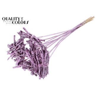 QC Decorative Coco Rose Posy on stick | Colour: Metallic Pink | Coco Rose Posy Stick | Stick length ± 50 centimetres | 10 sticks per bunch